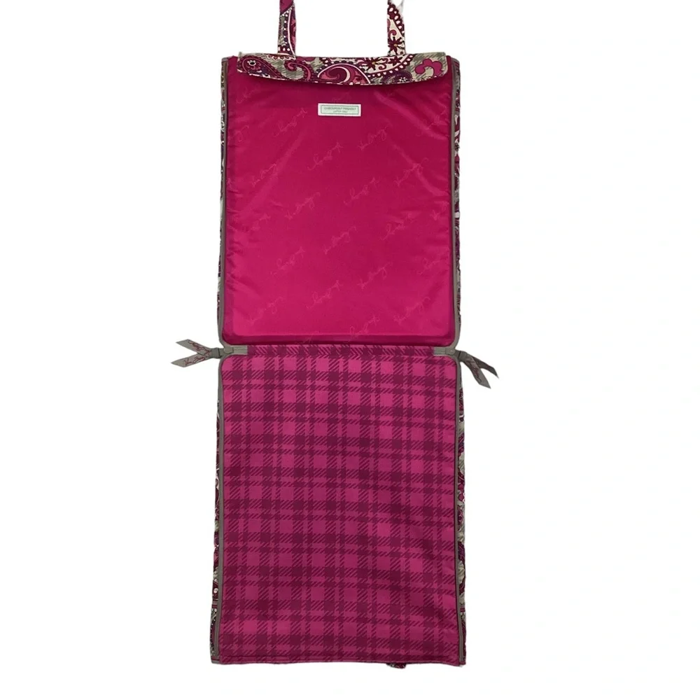 Vera Bradley Laptop Computer Carry Bag Zippered Pink
